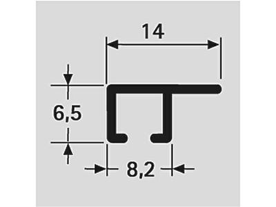 ARTI TEQ TOPRAIL 300CM ZWART 1