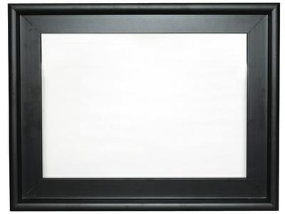 SCHATTENFUGENRAHMEN SCHWARZ DELUXE EXTRA TIEF FÜR 80X80CM 1