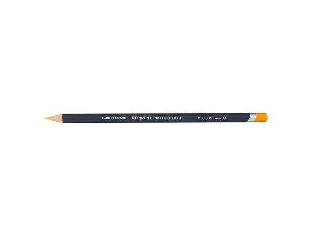 DERWENT PROCOLOUR BUNTSTIFT 08 MIDDLE CHROME 1