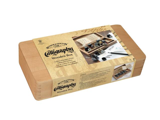 WINSOR & NEWTON CALLIGRAPHY INKS COMPLETE CALLIGRAPHY SET 14X 1