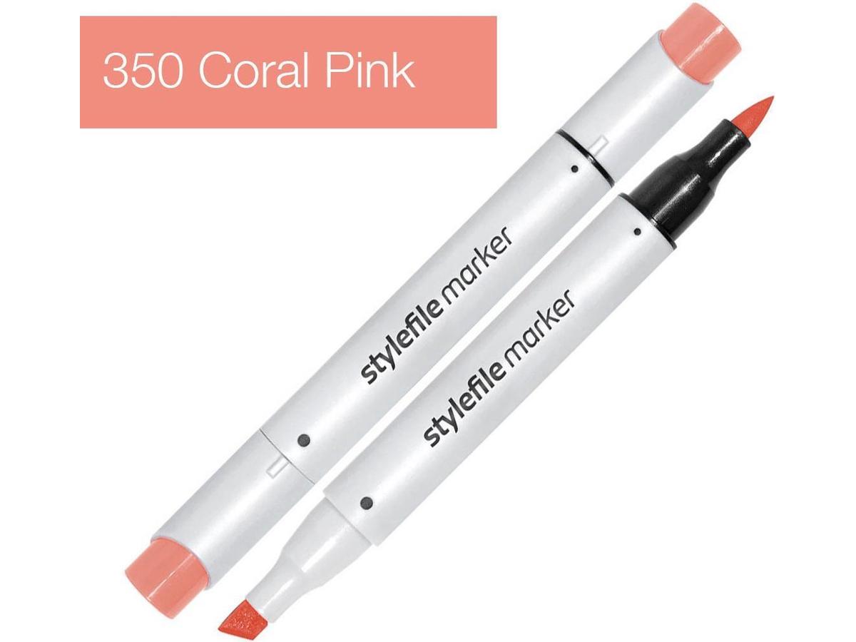 STYLEFILE BRUSH MARKER 350 CORAL PINK OP=OP 1