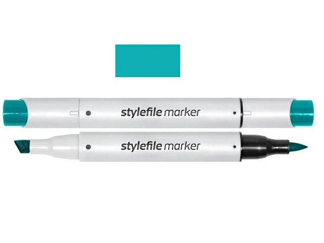 STYLEFILE BRUSH MARKER 610 PEACOCK GREEN OP=OP 1