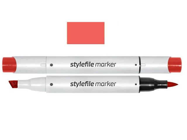 STYLEFILE BRUSH MARKER 360 VERMILION OP=OP 1