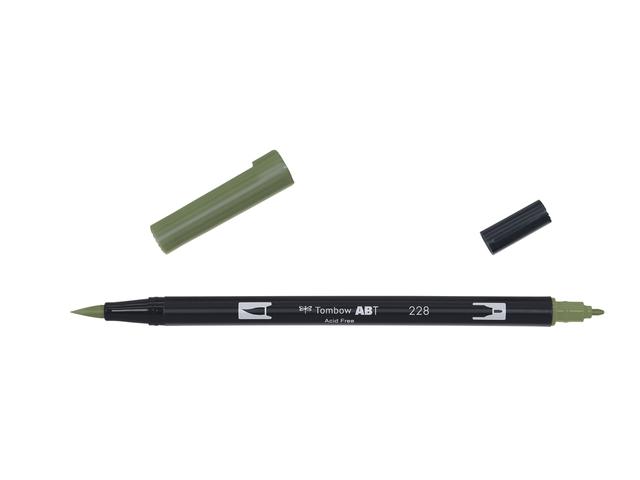TOMBOW ABT DUAL BRUSH PEN 228 GRAUGRÜN 1