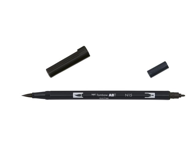 TOMBOW ABT DUAL BRUSH PEN N15 SCHWARZ 1