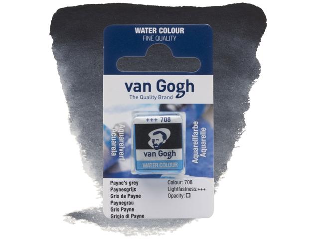 VAN GOGH AQUARELL 1/2 NÄPFCHEN 708 PAYNES GRAU 1