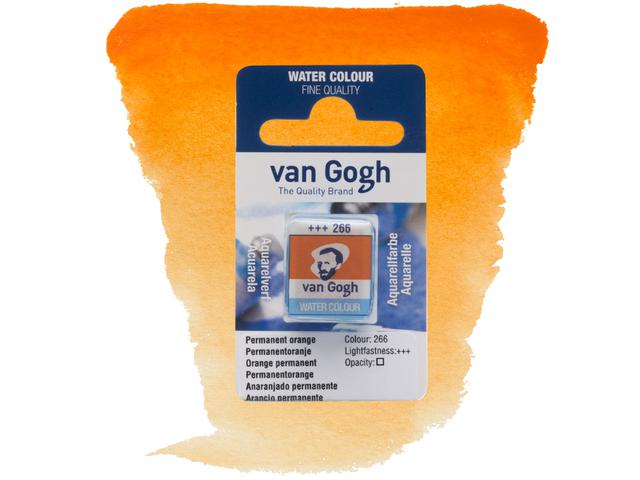 VAN GOGH AQUARELL 1/2 NÄPFCHEN 266 PERMANENTORANGE 1