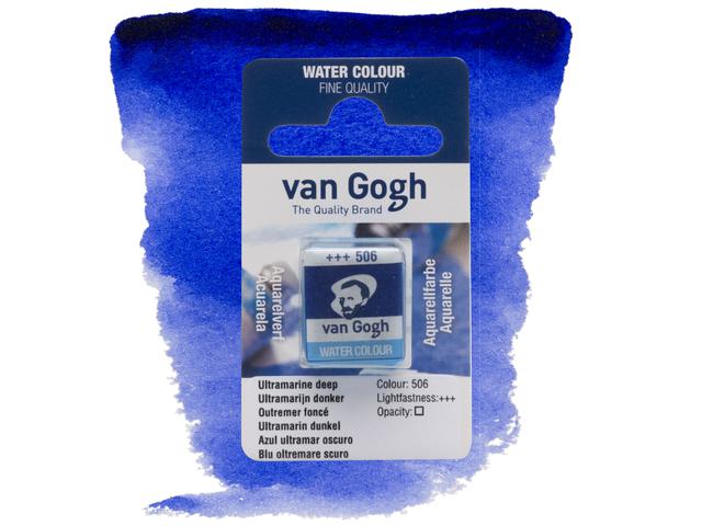 VAN GOGH AQUARELL 1/2 NÄPFCHEN 506 ULTRAMARINBLAU 1