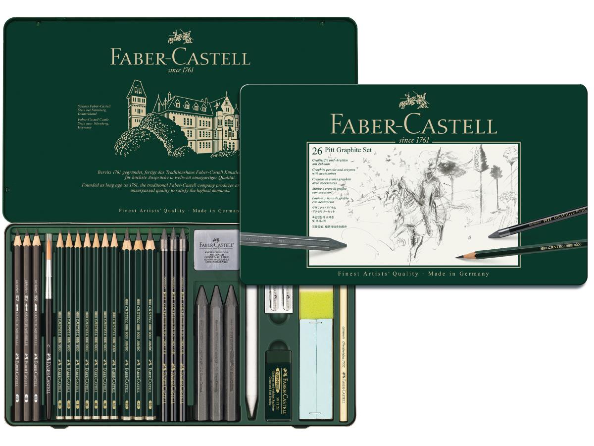 FABER CASTELL PITT GRAPHITE SET 26X 1