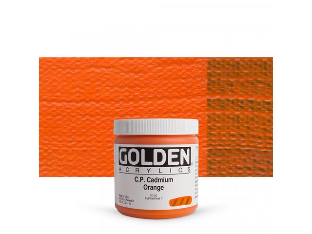 GOLDEN HEAVY BODY 237ML 1070 S8 C.P.CADMIUM ORANGE 1