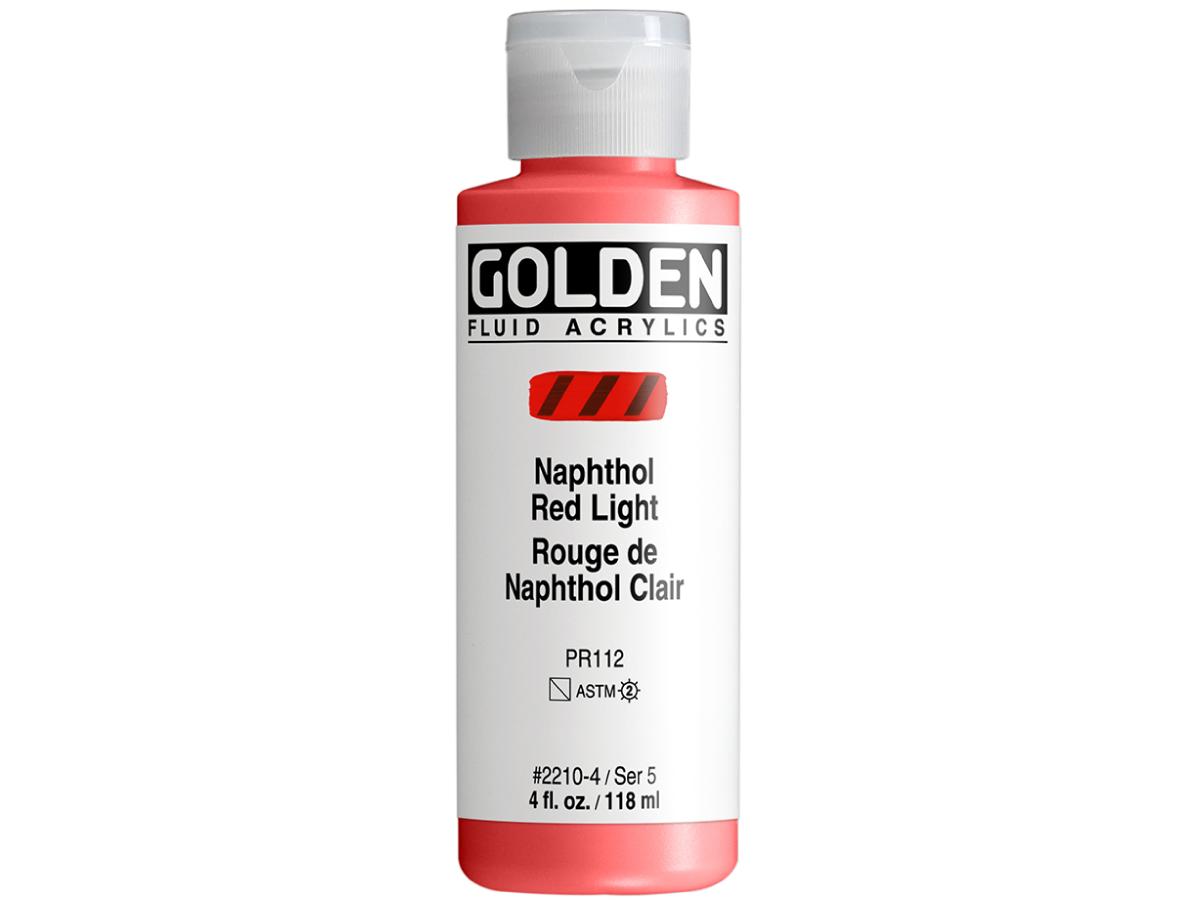 GOLDEN FLUID ACRYL 119ML S5 210 NAPHTHOLROT HELL 1