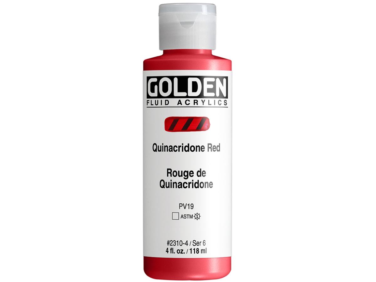 GOLDEN FLUID ACRYL 119ML S6 310 QUINACRIDONROT 1