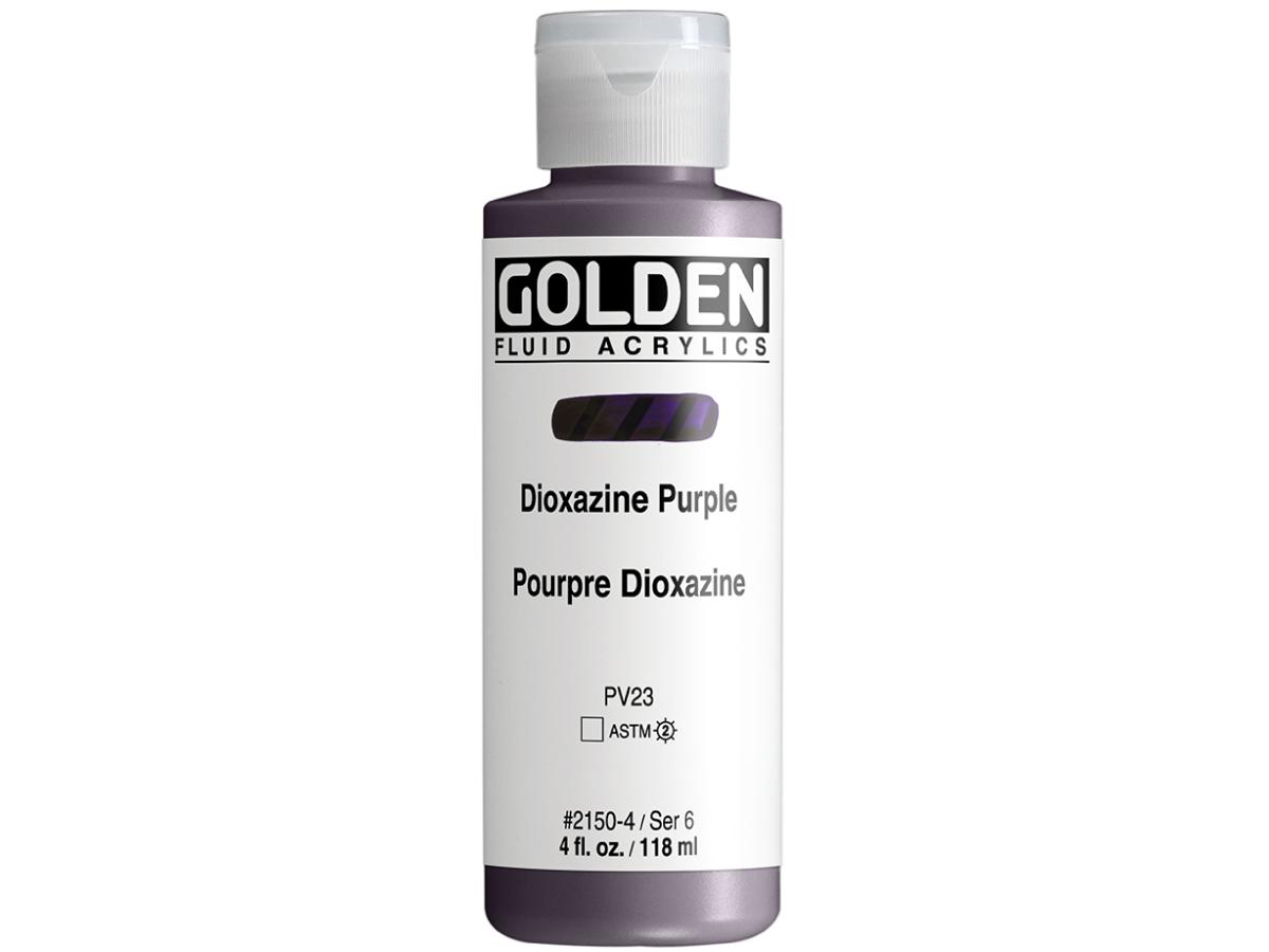 GOLDEN FLUID ACRYL 119ML S6 150 DIOXAZIN-VIOLETT 1