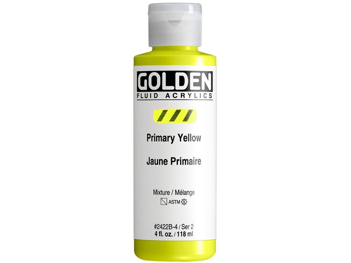 GOLDEN FLUID ACRYL 119ML S2 422 PRIMÄRGELB 1