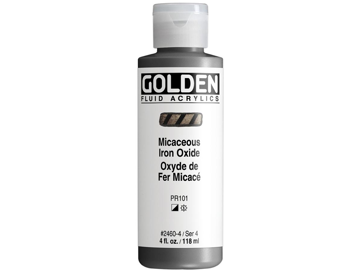 GOLDEN FLUID ACRYL 119ML S4 460 EISENGLIMMER IRIS. 1