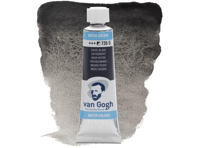 VAN GOGH 10ML AQUARELLFARBE 735 OXIDSCHWARZ 1