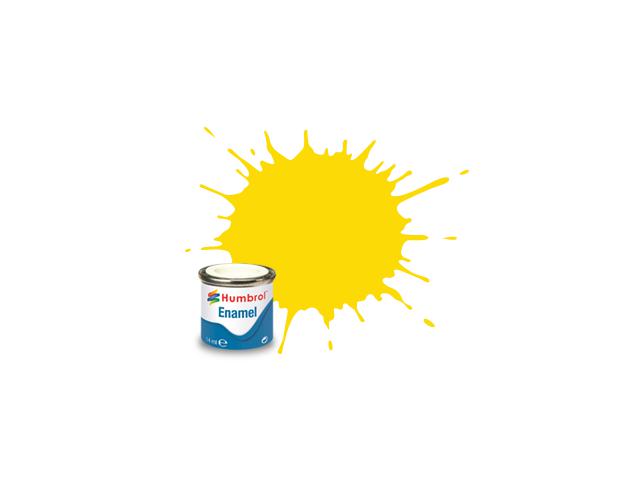 HUMBROL EMAILLE 14ML 069 GELB GLANZ 1