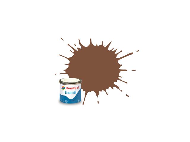 HUMBROL EMAILLE 14ML 184 BRAUN MATT 1