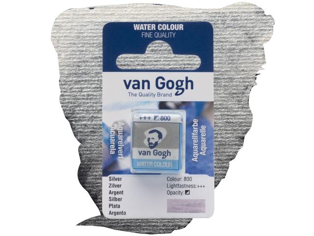 VAN GOGH AQUARELL 1/2 NÄPFCHEN 800 SILBER 1