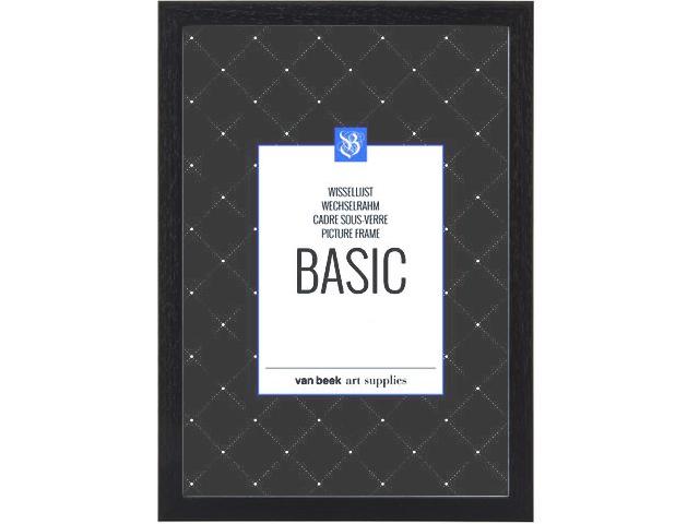 VAN BEEK WECHSELRAHMEN HOLZ BASIC SCHWARZ 50X60CM 1