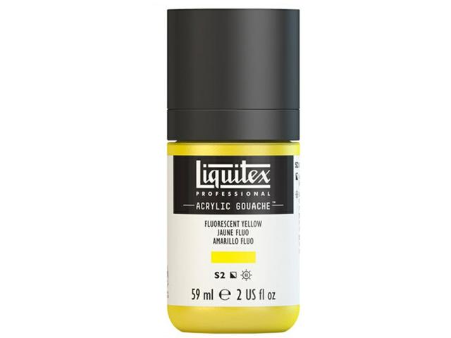 LIQUITEX ACRYLIC GOUACHE 59ML S2 981 GELB FLUO 1
