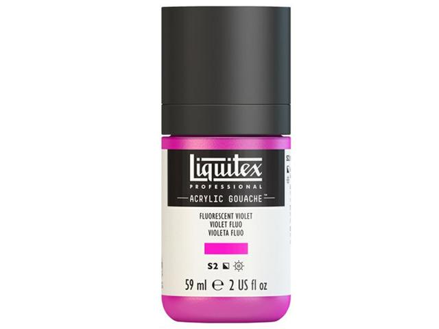 LIQUITEX ACRYLIC GOUACHE 59ML S2 986 VIOLETT FLUO 1