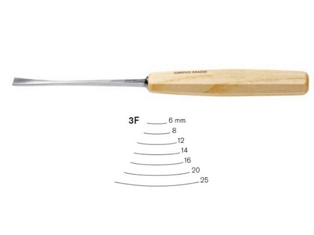 PFEIL HOLZBEITEL BLUMENEISEN 3F 16MM FISHTALE 1