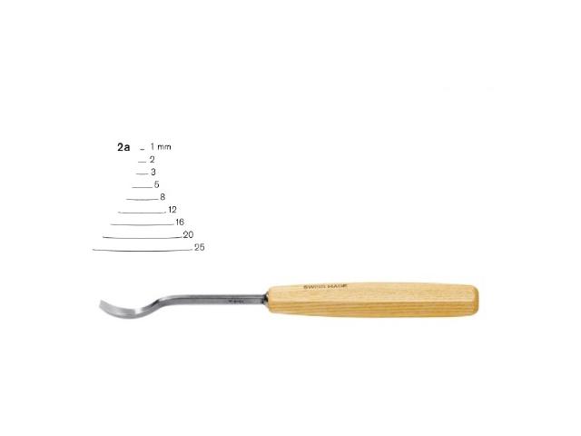 PFEIL HOLZBEITEL ABGEKRÃPFTE FORM 2A 25MM 1