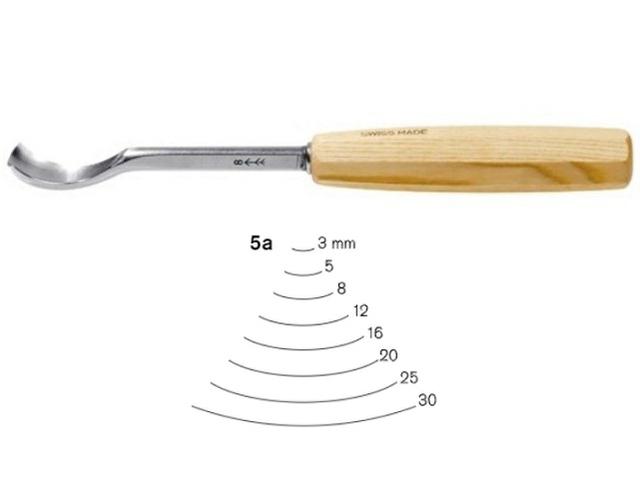 PFEIL HOLZBEITEL ABGEKRÃPFTE FORM 5A 20MM 1