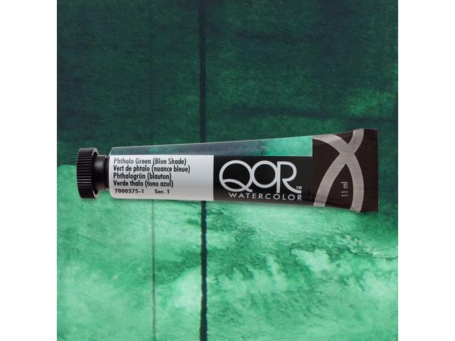 GOLDEN QOR WATERCOLOR 11ML SERIE 1 PHTHALO GREEN / B.S. 375 1
