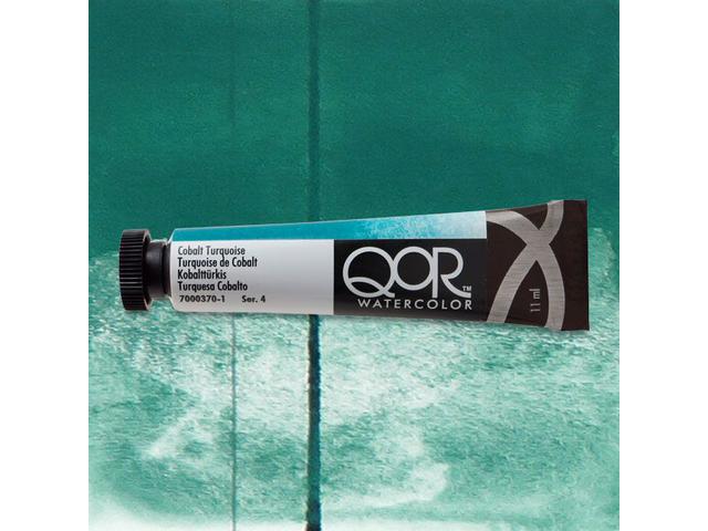 GOLDEN QOR WATERCOLOR 11ML SERIE 4 COBALT TURQUOISE 370 1