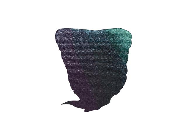 REMBRANDT AQUARELLFARBE 1/2 NÄPFCHEN S3 862 CHAMÄLEON VIOLETT BLAU GOLD 1