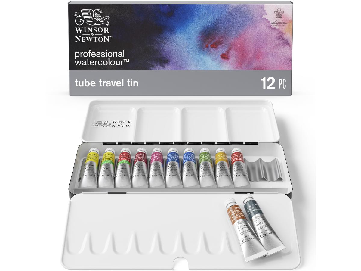 WINSOR & NEWTON PROFESSIONAL WATERCOLOUR SET 12X 1