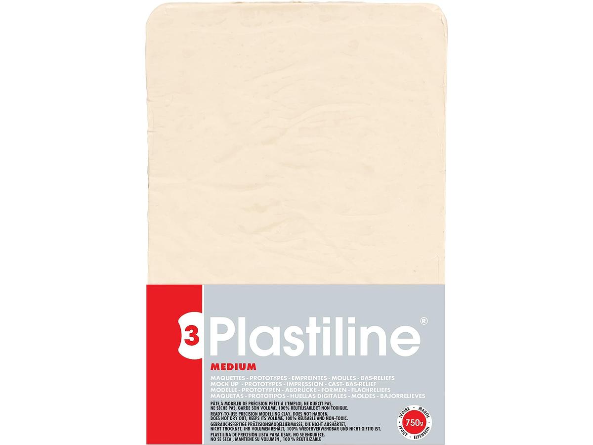 PLASTILINE ELFENBEIN HÄRTE 55 750 GRAMM 1