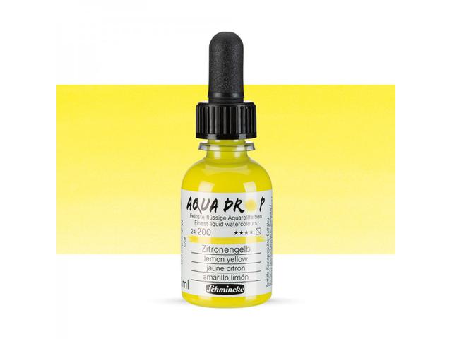 SCHMINCKE AQUA DROP 30ML 200 ZITRONENGELB 1