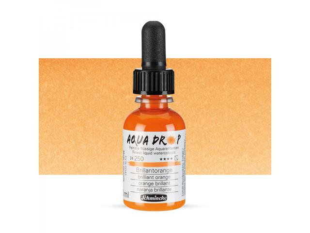 SCHMINCKE AQUA DROP 30ML 250 BRILLANTORANGE 1