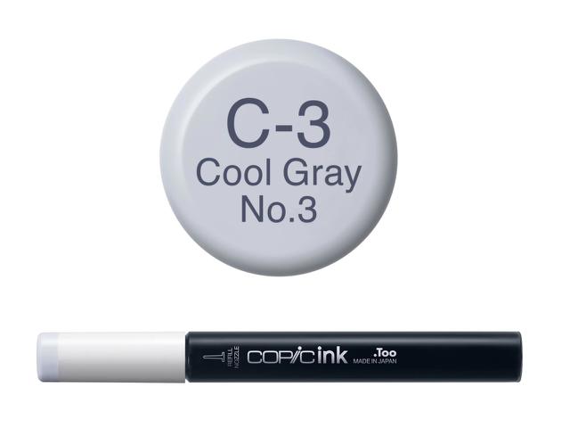 COPIC INKT C3 COOL GRAY 3
 1
