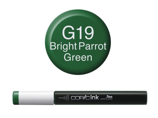 COPIC INKT G19 BRIGHT GREEN PARROT 1