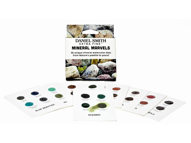 DANIEL SMITH WATERCOLOUR DOT CARD MINERAL MARVELS 1