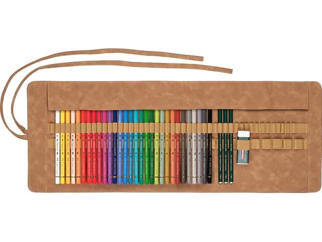 FABER-CASTELL POLYCHROMOS STIFTROLLE 34-TEILIG FC-110030 1