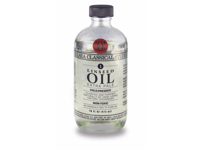 CHELSEA  EXTRA-PALE COLD PRESSED LINSEED OIL 473ML 1