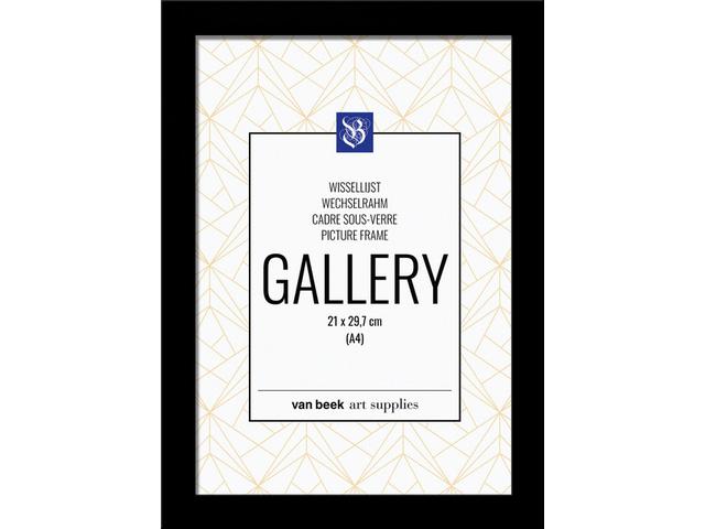VAN BEEK WECHSELRAHMEN HOLZ GALLERY SCHWARZ 40X60CM 1