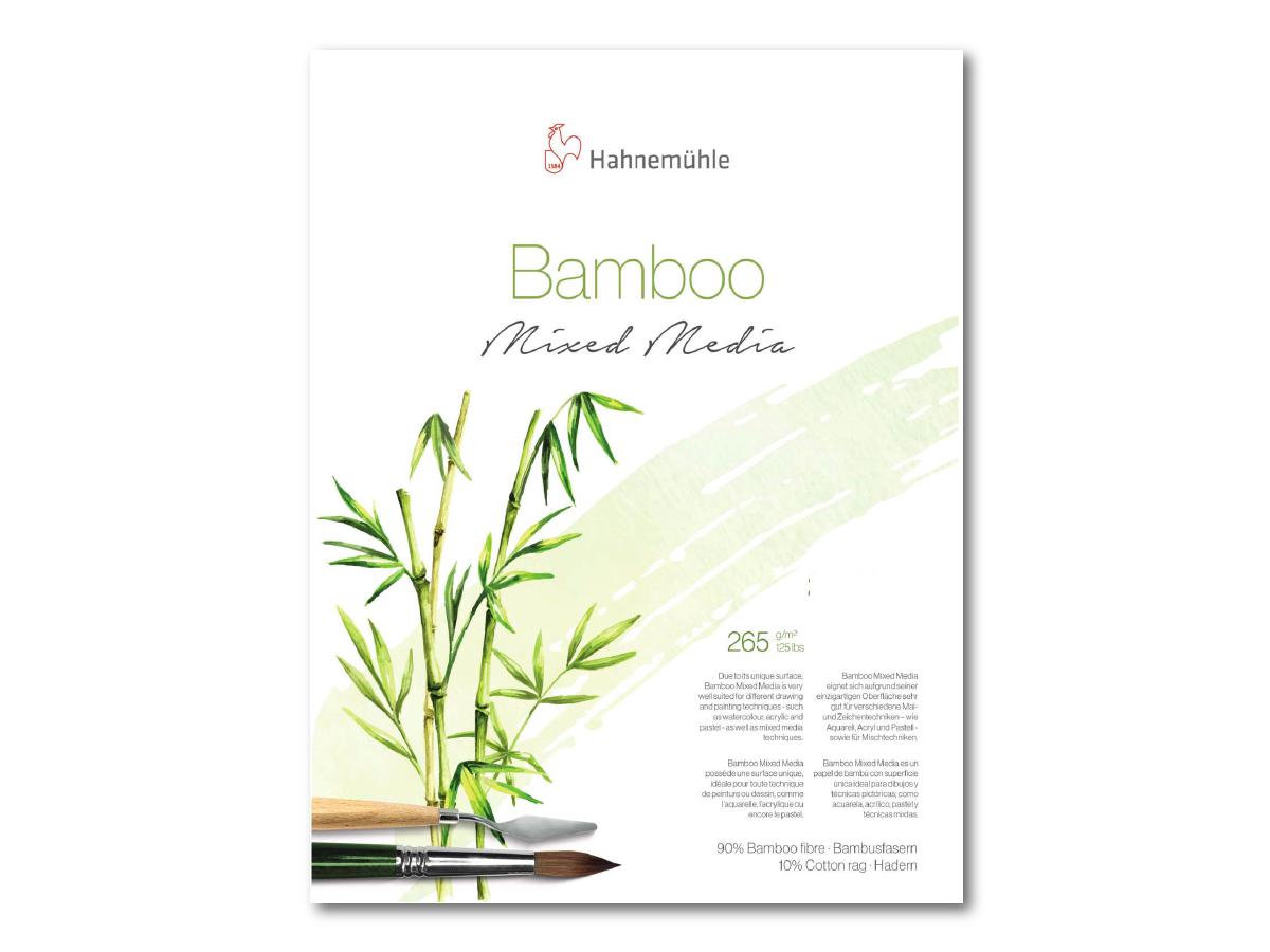 HAHNEMÜHLE MIXED MEDIA BAMBOO 24X32CM 265 GRAM 25 BLATT BLOCK 1