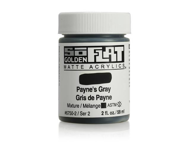 GOLDEN SOFLAT ACRYLIC 59ML 6750 PAYNE'S GRAY 1