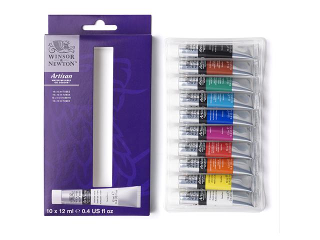 WINSOR & NEWTON ARTISAN ÖLFARBEN 12ML STARTER SET 10X 1