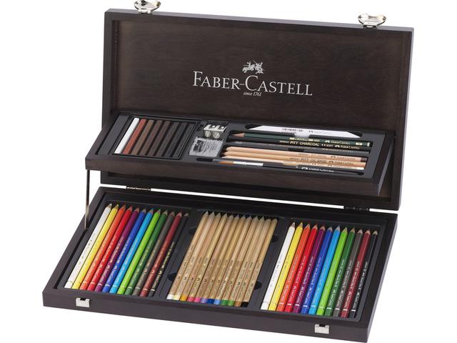 FABER-CASTELL ART & GRAPHIC KOMPENDIUM MAHAGONI-BOX 1