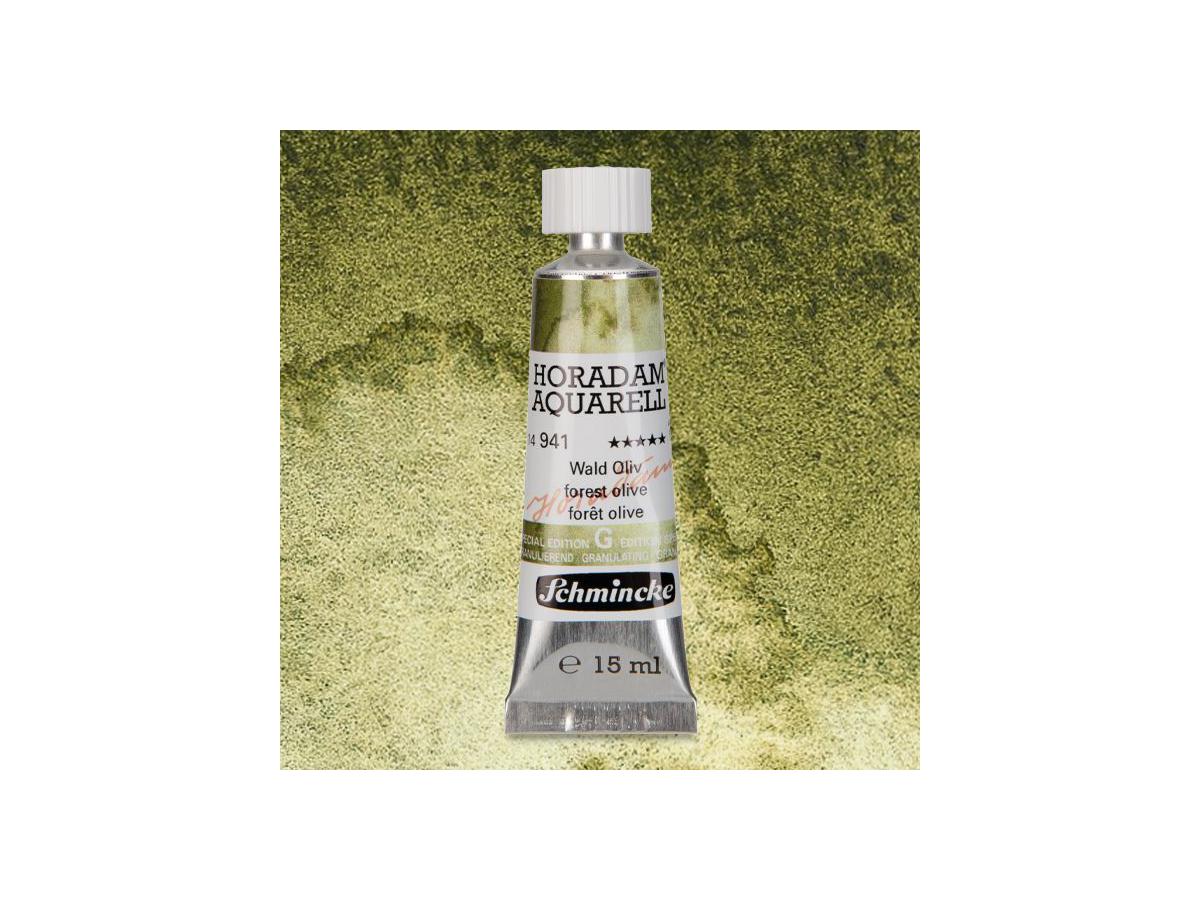 SCHMINCKE HORADAM AQUARELL SUPERGRANULATION 15ML 941 WALD OLIV 1