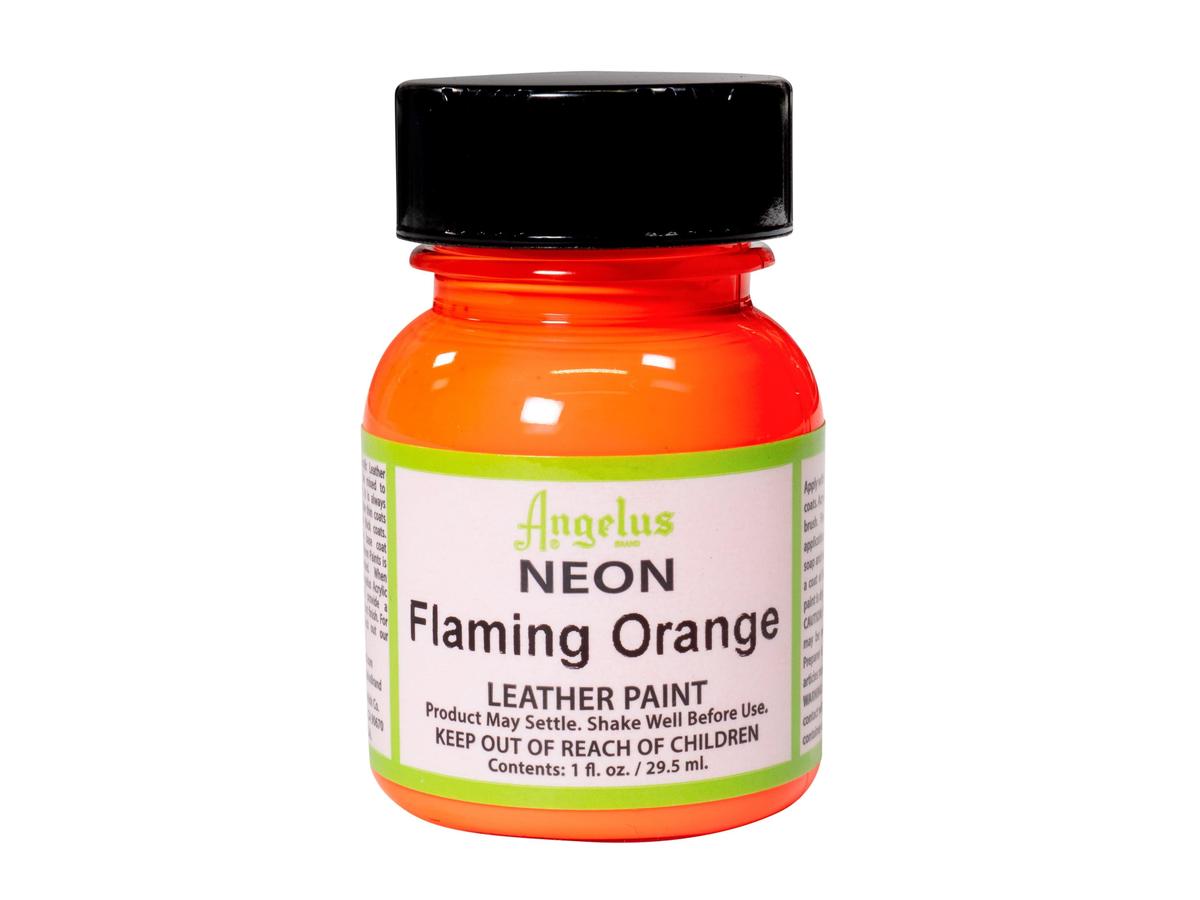 ANGELUS LEDERFARBE NEON 29,5ML FLAMING ORANGE 1