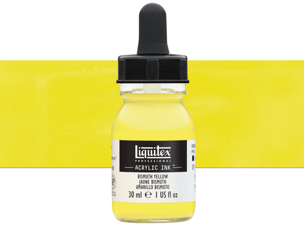 LIQUITEX ARTIST ACRYLIC INK 30ML 155 BISMUTH YELLOW 1