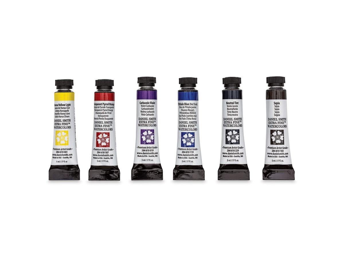 DANIEL SMITH WATERCOLOUR SET JANSEN CHOW'S MASTER ARTIST II 6X5ML 1